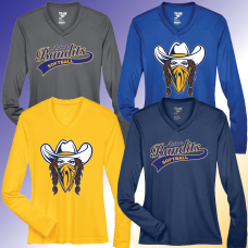 Bandits Ladies Long Sleeve Tech Tee